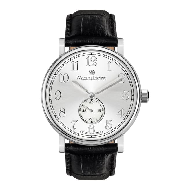 Mathieu Legrand Men's Black/Silver Classique Watch