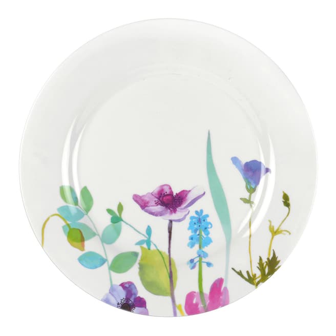 Portmeirion Set of 4 Watergarden Dinner Plates, 28cm