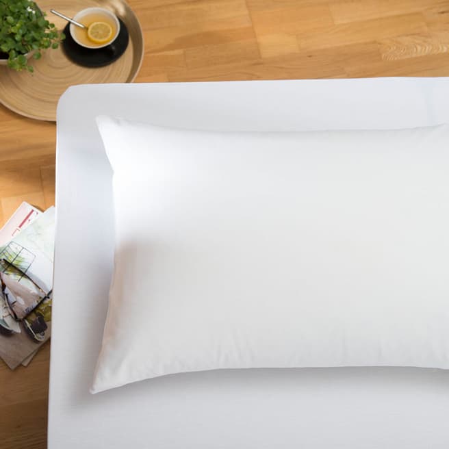 The White Room White St Maxime Single Fitted Sheet