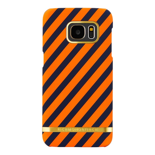 Richmond & Finch Tangerine Stripes Samsung Galaxy S7 Case