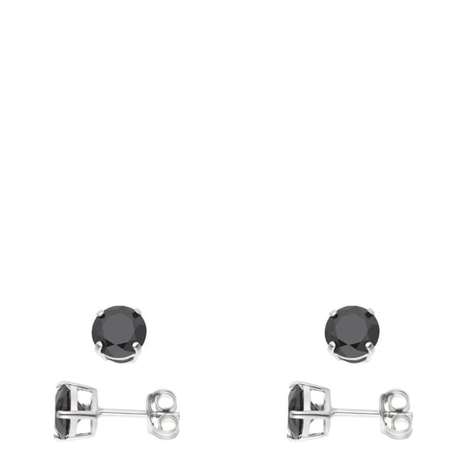 Wish List Black/Silver Earring Set
