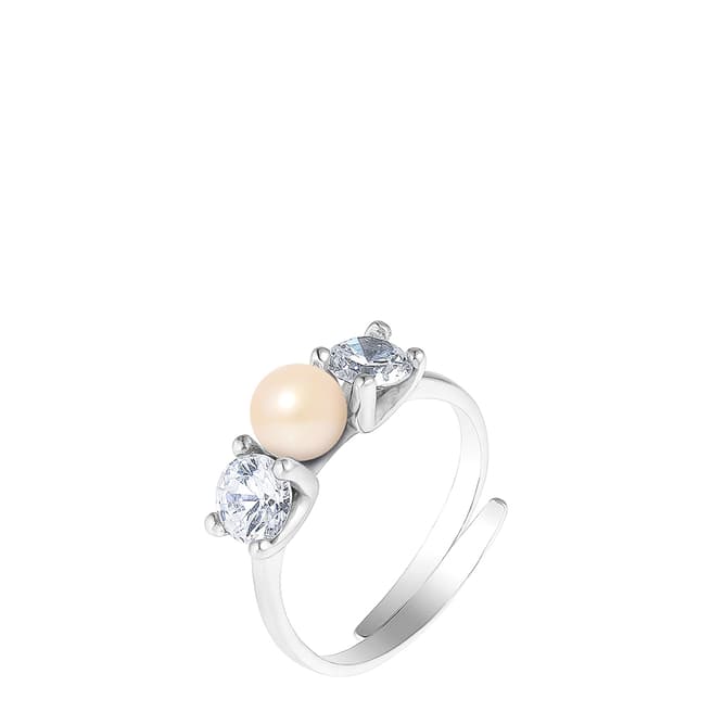 Wish List Silver/Rose/Pink Freshwater Pearl Ring