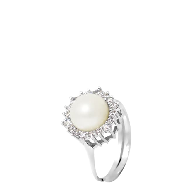 Wish List Silver/White/Pink Freshwater Pearl Ring