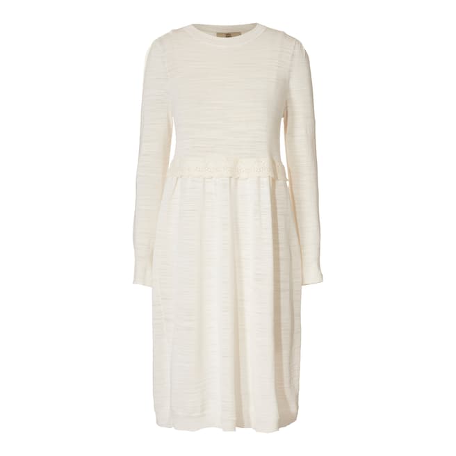 Orla Kiely White Cotton Broderie Dress