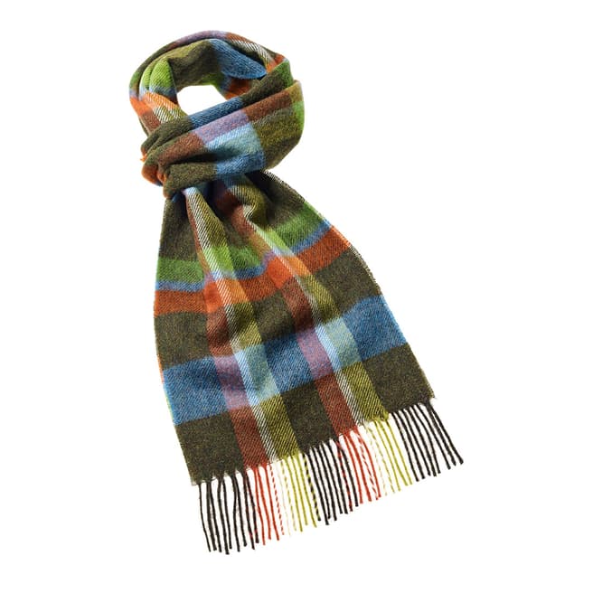Bronte by Moon Olive Green Fountains Dales Scarf