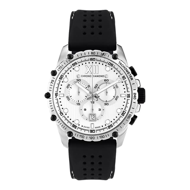 Chrono Diamond Men's Swiss Black Neelos Watch