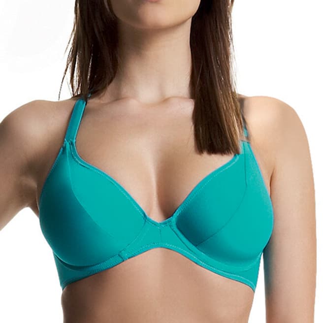 Fantasie Turquoise Seattle Underwired Halter Triangle Bikini Top