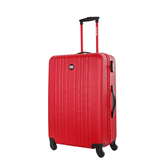 Bagstone Red Spinner Life Suitcase 55cm