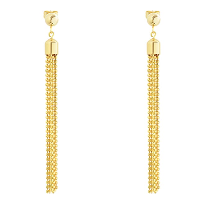 Chloe Collection by Liv Oliver Gold Chain Drop Earrings