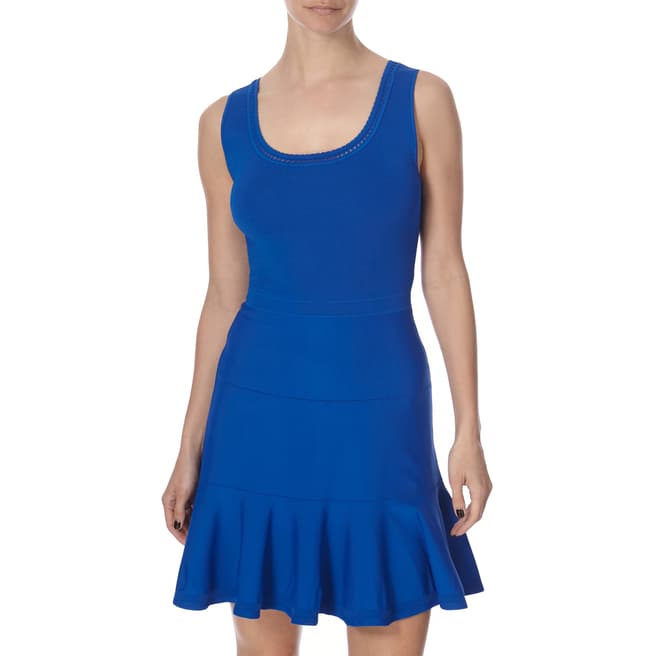 Diane von Furstenberg Cobalt Star Sapphire Sleeveless Dress
