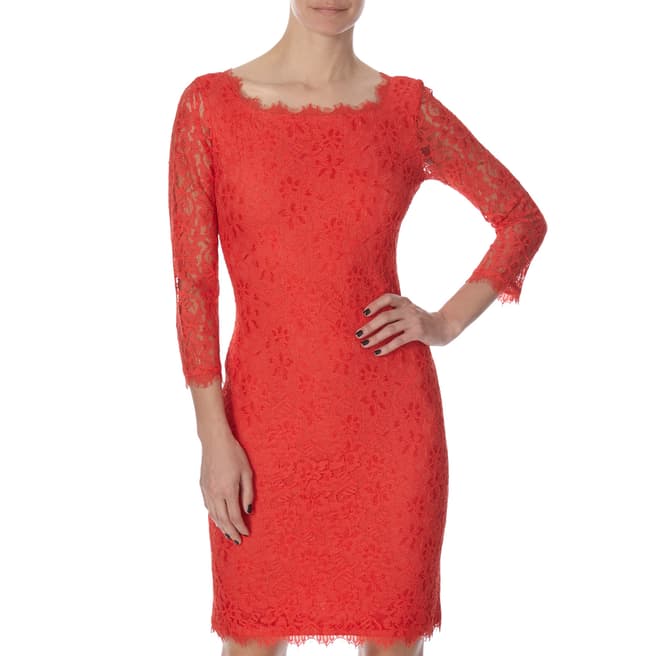 Diane von Furstenberg Red Zarita Dress