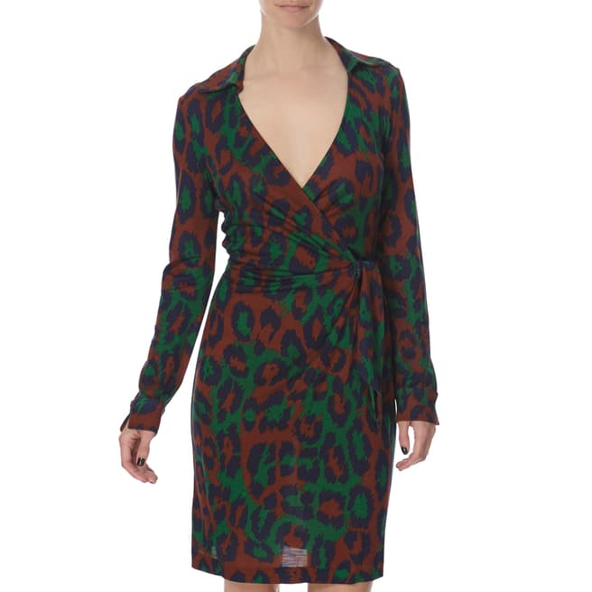 Diane von Furstenberg Multi Silk Savannah Dress