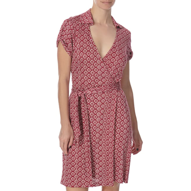 Diane von Furstenberg Pink Silk Jilda Dress