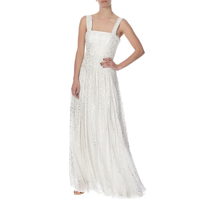 Diane von Furstenberg White Silk Lillie Dress