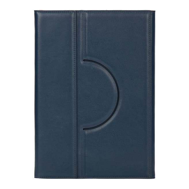 Knomo Air Force Blue Leather Ipad Air 2 9.7" Premium Folio