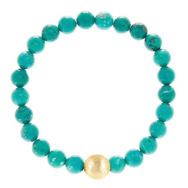 Liv Oliver Gold/Turquoise Bracelet