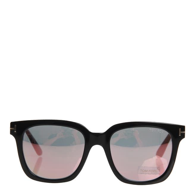 Tom Ford Women's Black / Violet Gradient  Sunglasses 53mm