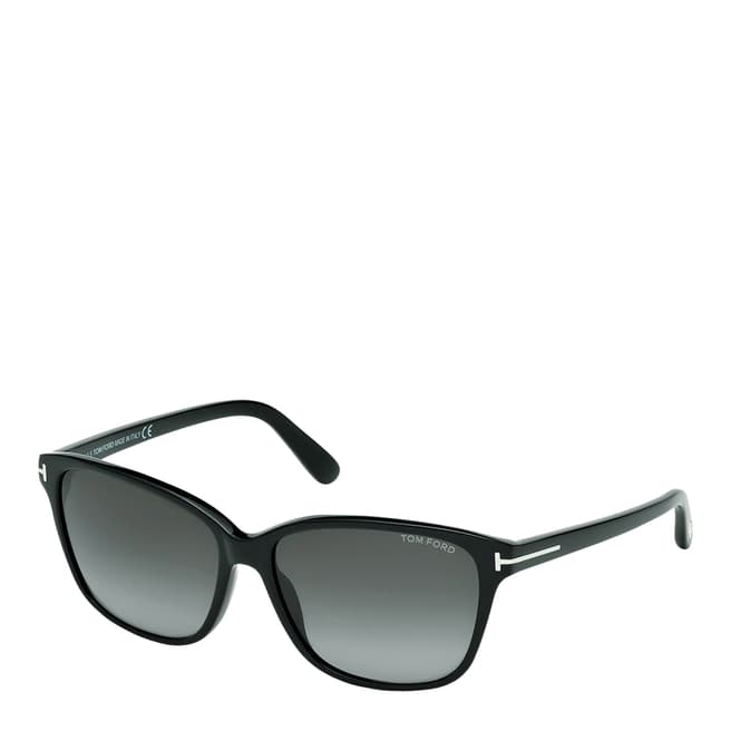 Tom Ford Women's Shiny Black / Graduated Smoke Sunglasses 59mm