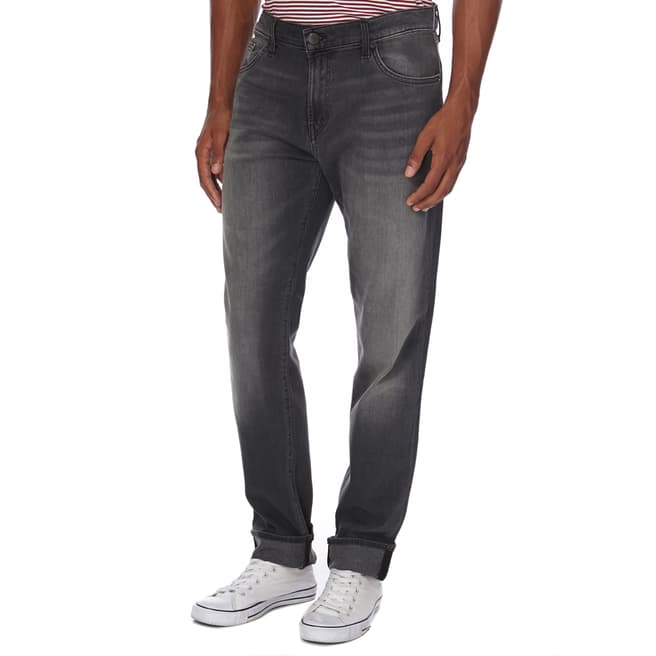 J Brand Dark Grey Tyler Taper Stretch Jeans