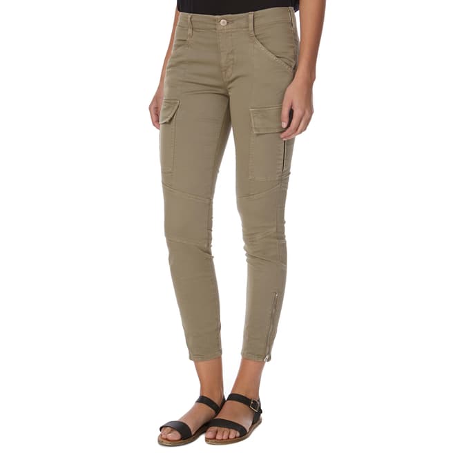 J Brand Green Houlihan Skinny Fit Stretch Cargo Trousers
