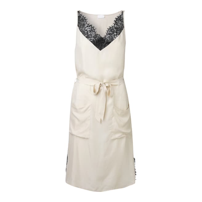 DAY Birger Et Mikkelsen Cream Romance Dress with Tie Waist