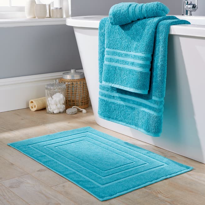 The Pure Linen Company 800gsm Luxury Bath Towel, Teal