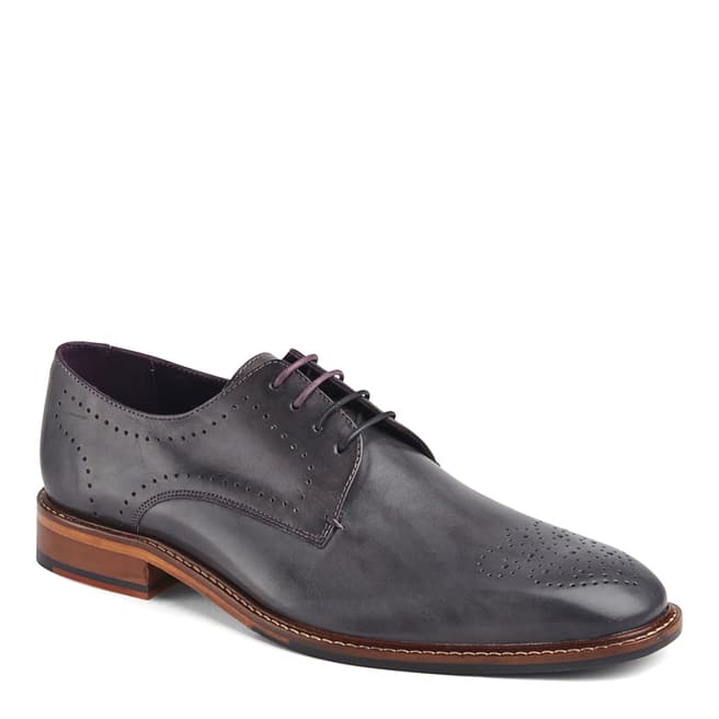 Ted Baker Dark Grey Leather Marar Shoes