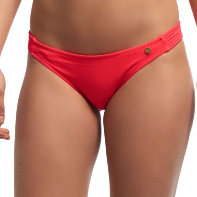 Superdry Red Santorini Bandeau Bikini Briefs