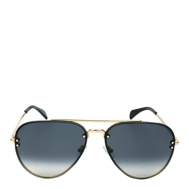 Celine Unisex Gold / Grey Gradient Sunglasses 58mm