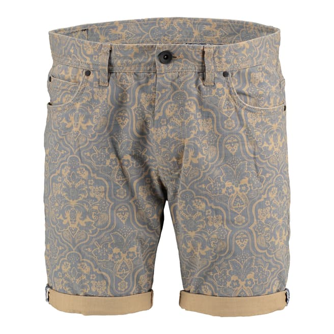 O'Neill Beige/Grey Stringer Patterned Shorts