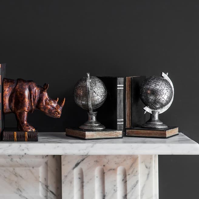 Gallery Living Atlas Pair of Globe Bookends