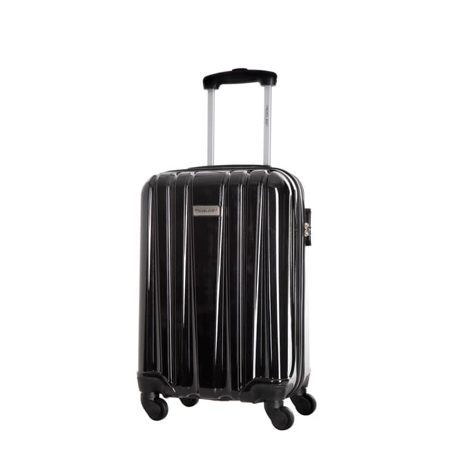 Travel One Black Spinner Singuil Cabin Suitcase 50cm