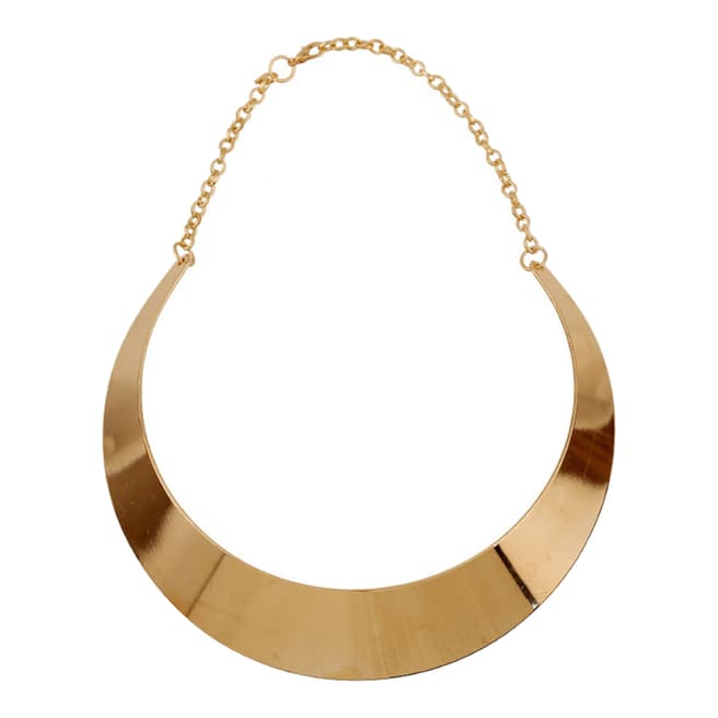 Chloe Collection by Liv Oliver Rose Gold Collar Necklace