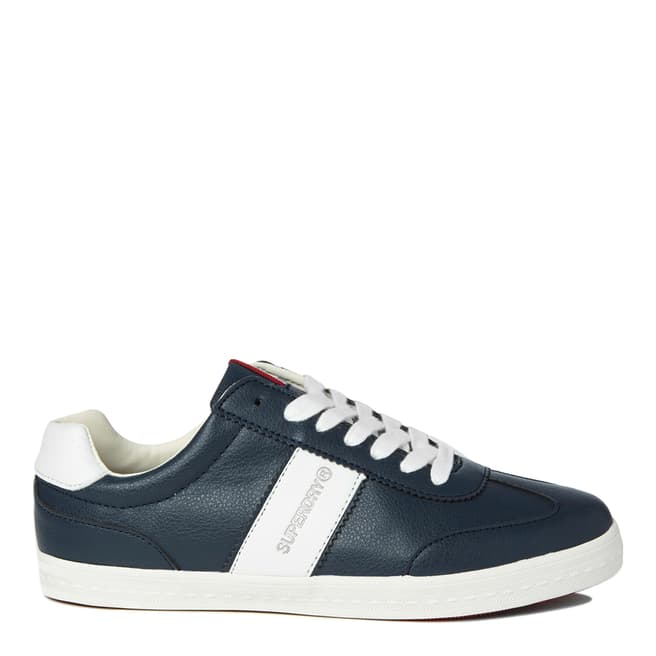 Superdry Navy Court Classic Sleek Trainers