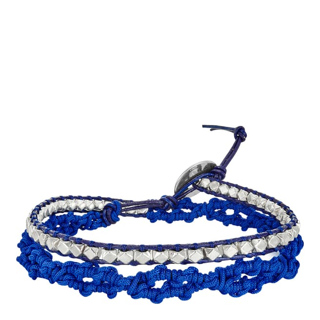 Lucie & Jade Blue Wrap Bracelet