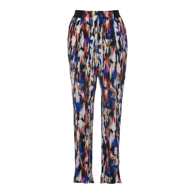 French Connection Prince Rocks Record Ripple Abstract Trousers