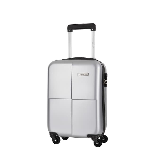 Cabine Size Silver Spinner Century Cabin Suitcase 46cm