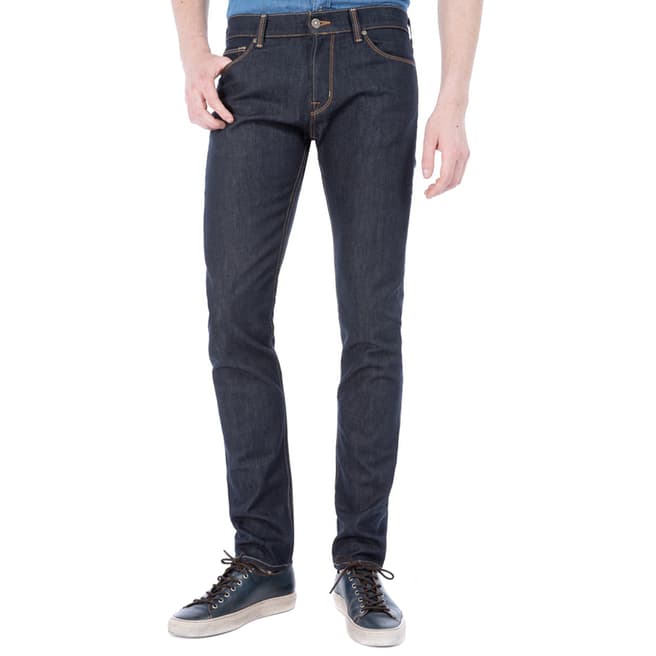 7 For All Mankind Blue Rinse Ronnie Stretch Slim Jeans