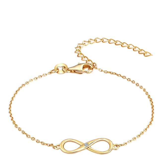 Tess Diamonds Infinity Yellow Gold Bracelet