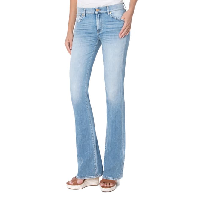 7 For All Mankind Light Denim Bootcut Jeans