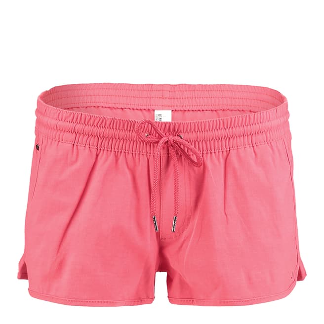 O'Neill Women's Red Chica's Solid Shorts