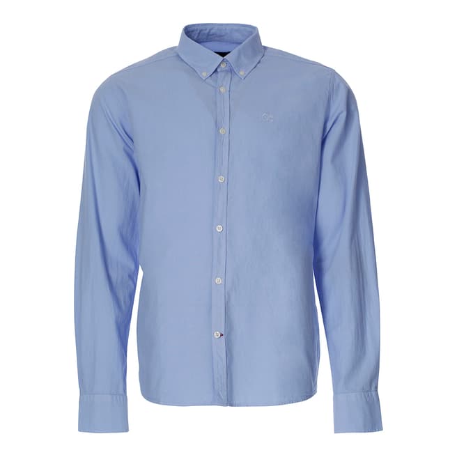 Oliver Sweeney Blue Cotton Farnley Shirt