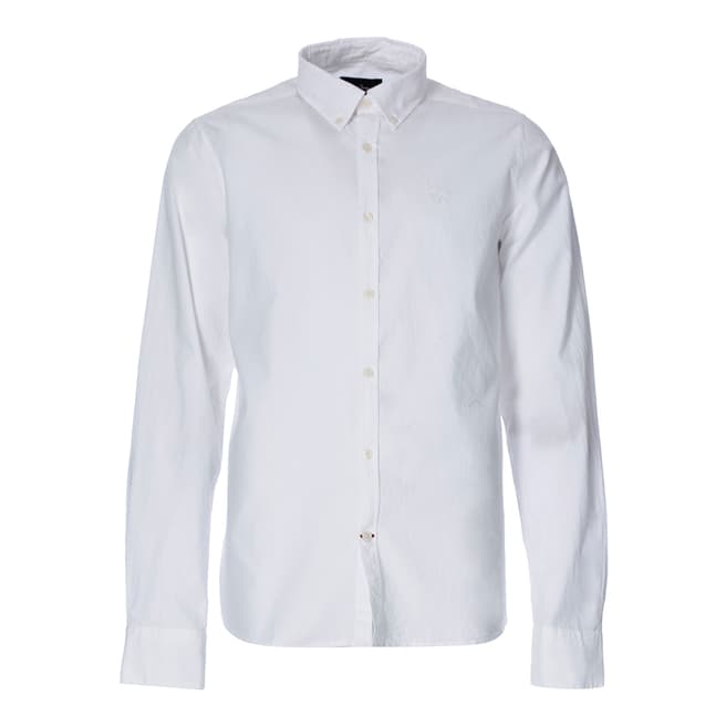Oliver Sweeney White Cotton Farnley Shirt