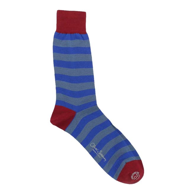 Oliver Sweeney Gabrielli Blue Socks