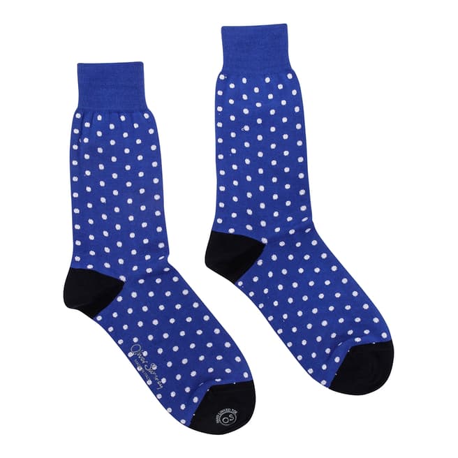 Oliver Sweeney Men's Cobalt Blue Igny Socks