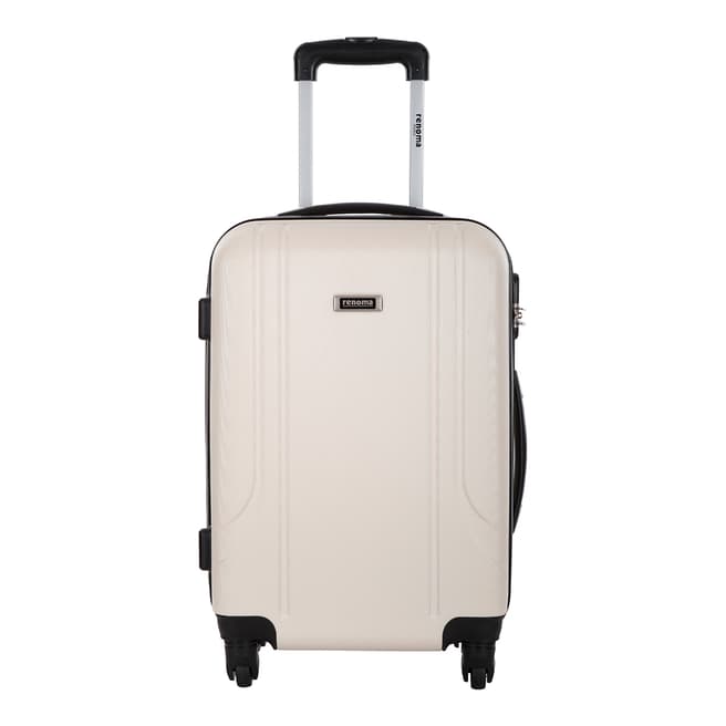 Renoma Beige Cabin Spinner Luchini Suitcase 60cm