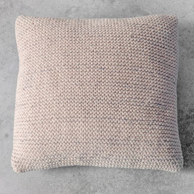 Gallery Living Blush Opal Knitted Cushion 45x45cm