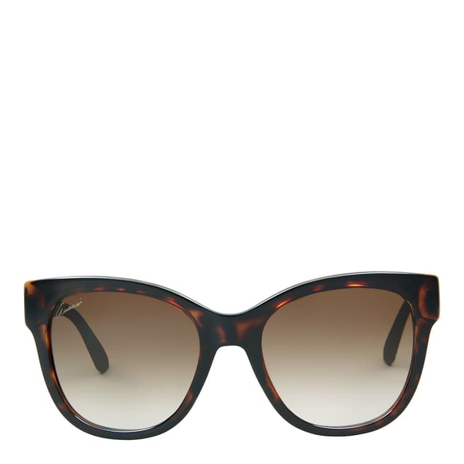 Gucci Women's Dark Havana Brown/Brown Gradient Sunglasses 54mm
