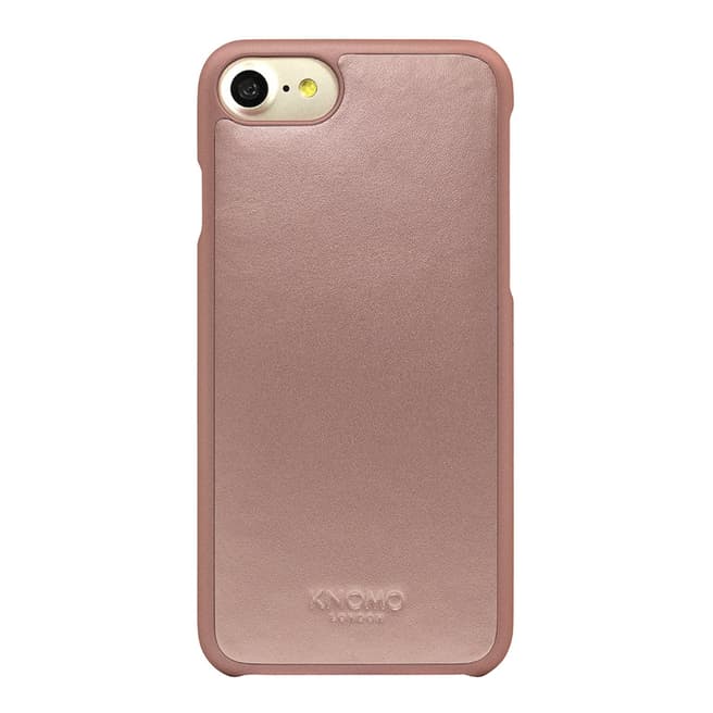 Knomo Rose Pink Gold iPhone 7 Open Face Moulded Phone Case