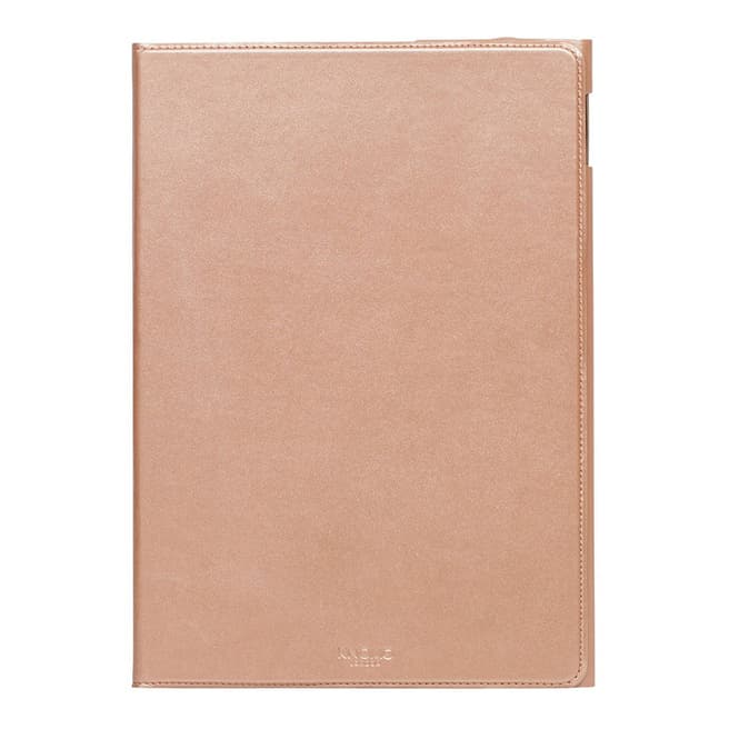 Knomo Rose Pink Gold Full Leather 9.7" Wrap Ipad Pro Protector